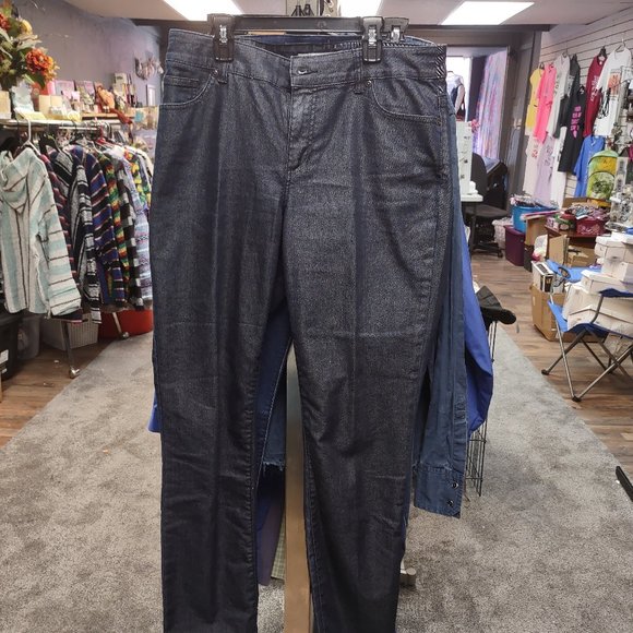 Jeans - CHICO'S PLATINUM DENIM - junior's size 15 - Excellent Used Condition - Picture 1 of 3